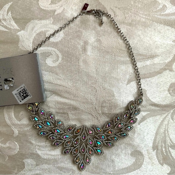 INC International Concepts Crystals Statement Necklace Pagent Wedding Event new - Picture 5 of 6